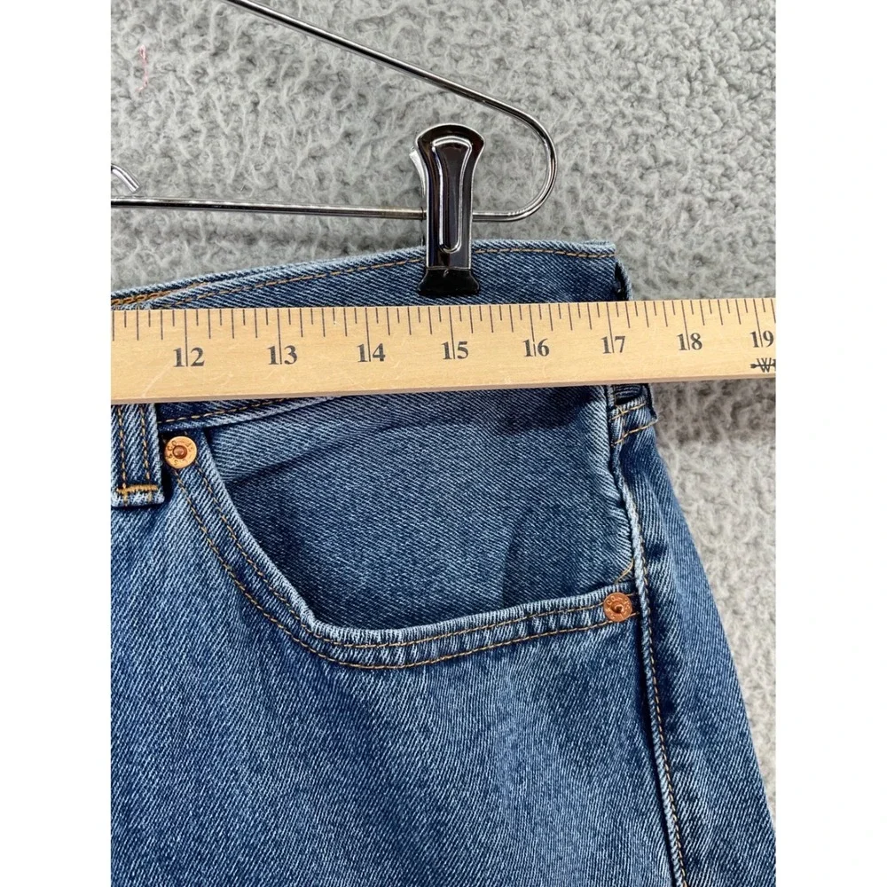 Levi's 505 Regular‎ Fit Jeans Mens 36x32 Blue Excellent Straight Leg Denim